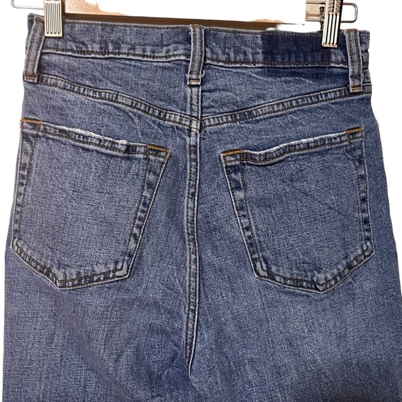 3/$30 ABERCROMBIE & FITCH THE ANKLE STRAIGHT ULTRA HIGH RISE  DISTRESSED 27 / 4R - Picture 8 of 16